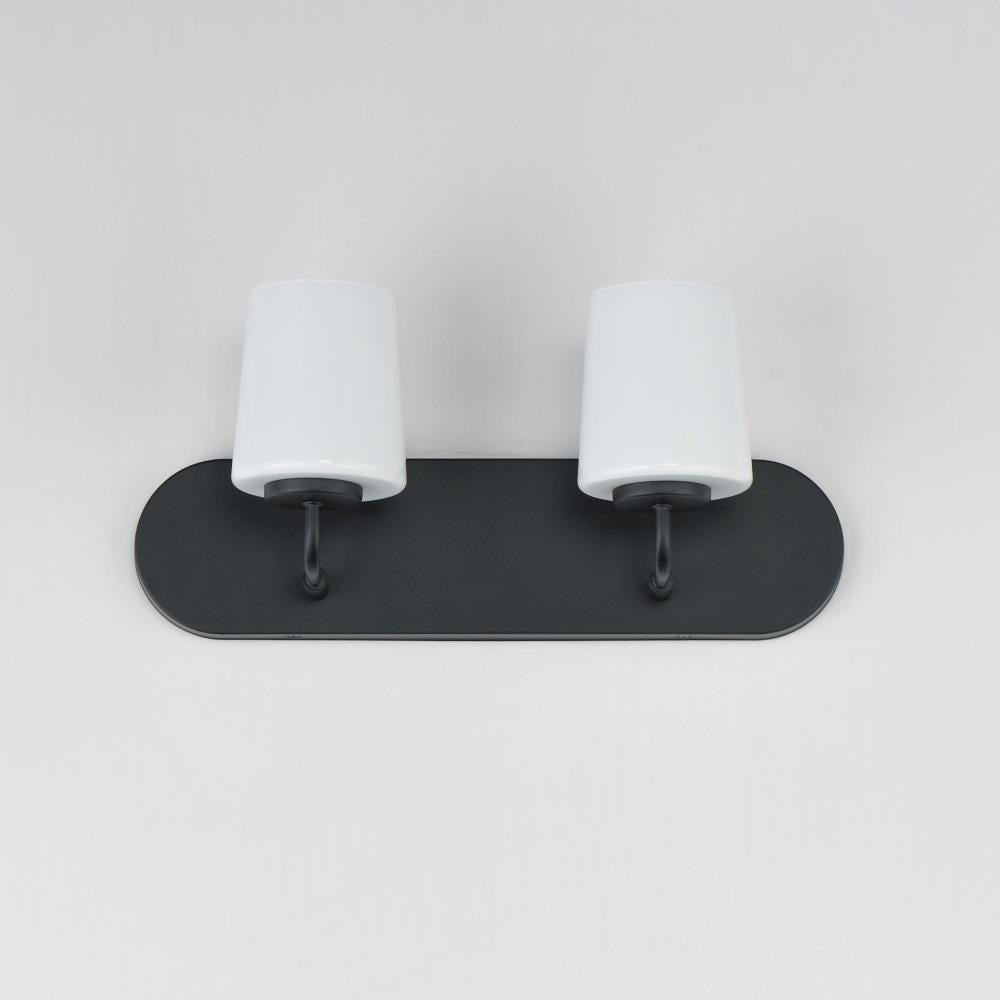 Maxim Lighting 12892WTNAB Durham 2 Light 18 Inch Natural Aged Brass Bath Vanity Wall Light Angle View