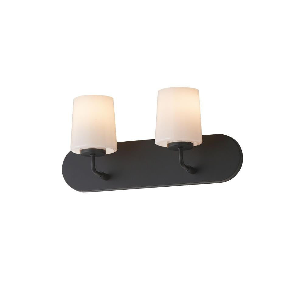 Maxim Lighting 12892WTNAB Durham 2 Light 18 Inch Natural Aged Brass Bath Vanity Wall Light