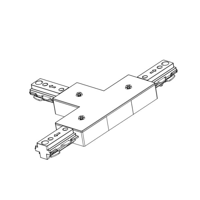 Westgate TR-TC-WH 3-Wire Track T Connector - White
