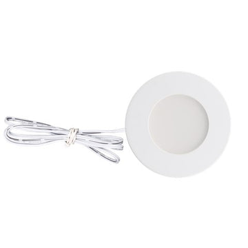 Lotus LED Lights AD-107T-3K 2 Watt Ultra Slim Led Puck Light - Dimmable - 3000k - 150 Lumens - 12v