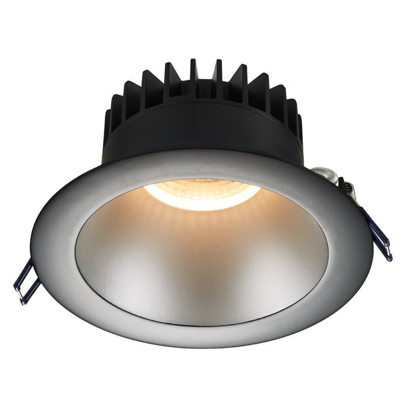 Lotus LED Lights LD6R-50K-HO-SR-BT 6" Deep Regressed LED Downlight - High Output - 30W - Silver Reflector - Black Trim - 5000K - 3,000 Lumens - 120V