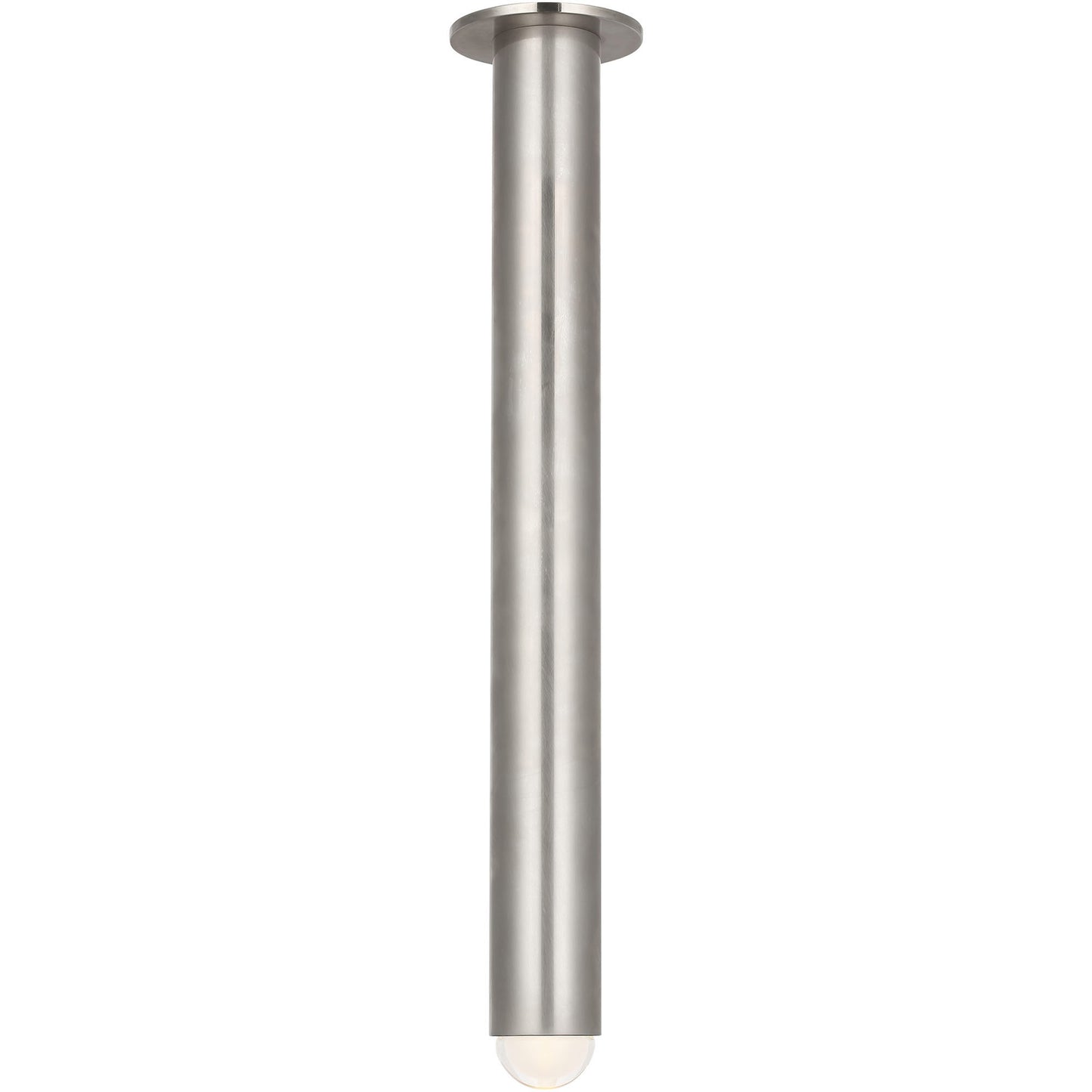 Visual Comfort Architectural KWFM30827AN Kelly Wearstler Ebell 1-Light LED Flush Mount 4.5" Antique Nickel 2700K