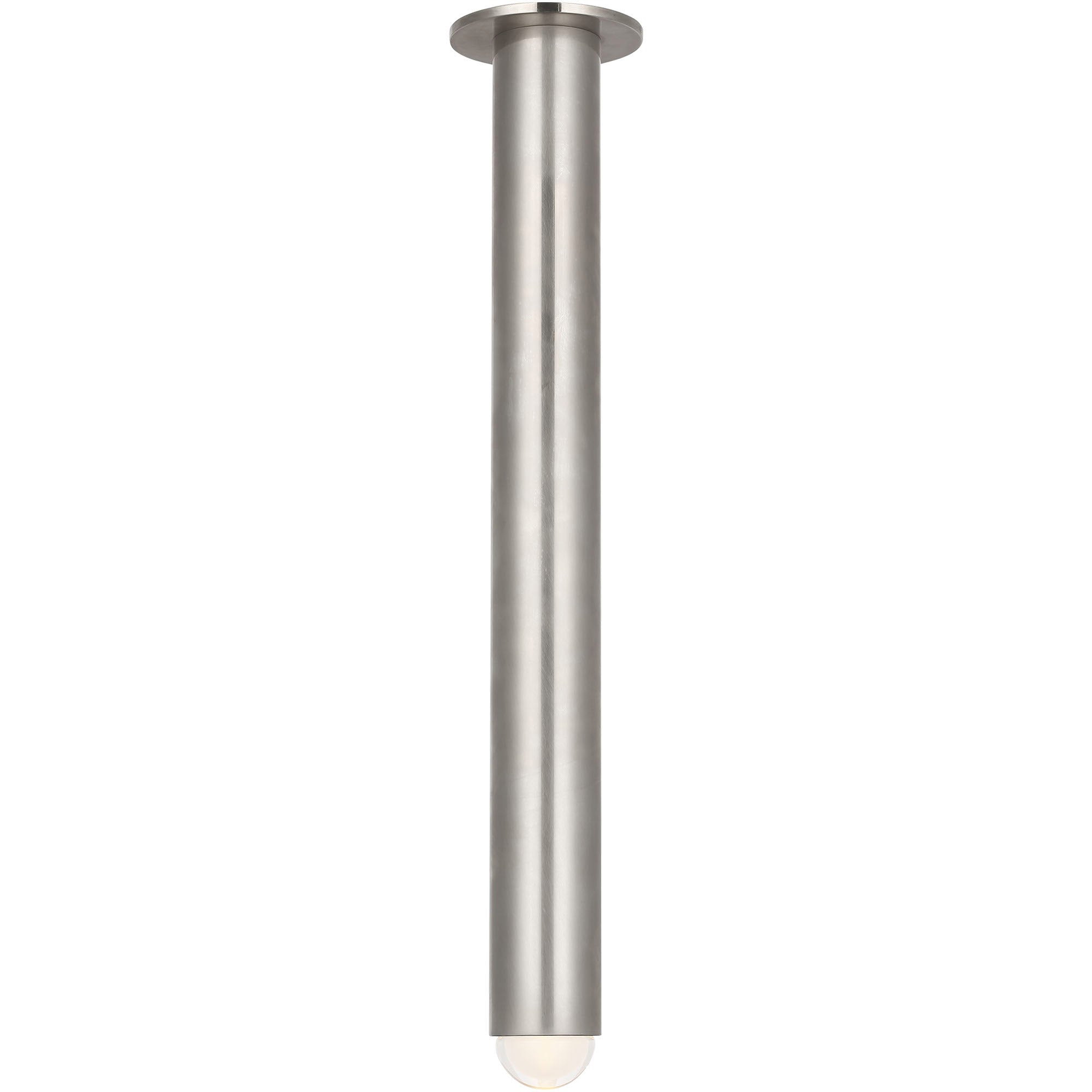 Visual Comfort Architectural KWFM30827AN Kelly Wearstler Ebell 1-Light LED Flush Mount 4.5" Antique Nickel 2700K