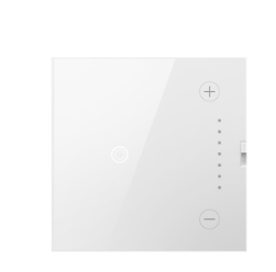 Legrand ADTH4FBL3PW4 Adorne 0-10V Touch Dimmer with Microban, White Finish