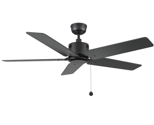 Carro USA CFP525E5-N20-B2-1 Apex Contemporary 52" Ceiling Fan, Black Finish