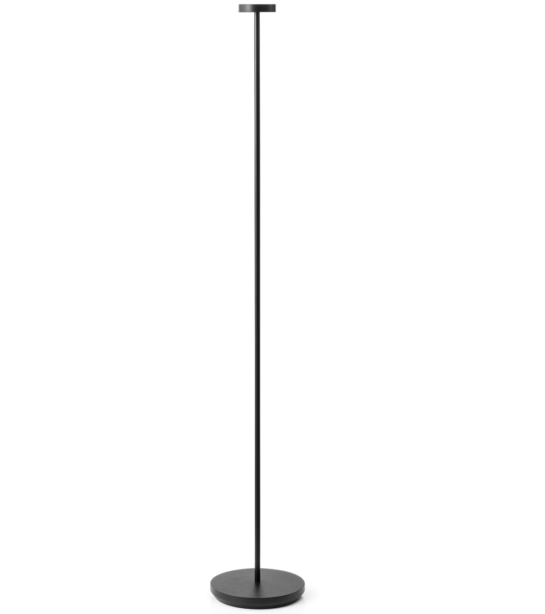 Visual Comfort Modern Collection SLFL53727B Sean Lavin Moneta 49 inch 2.20 watt Rechargeable LED Floor Lamp Nightshade Black
