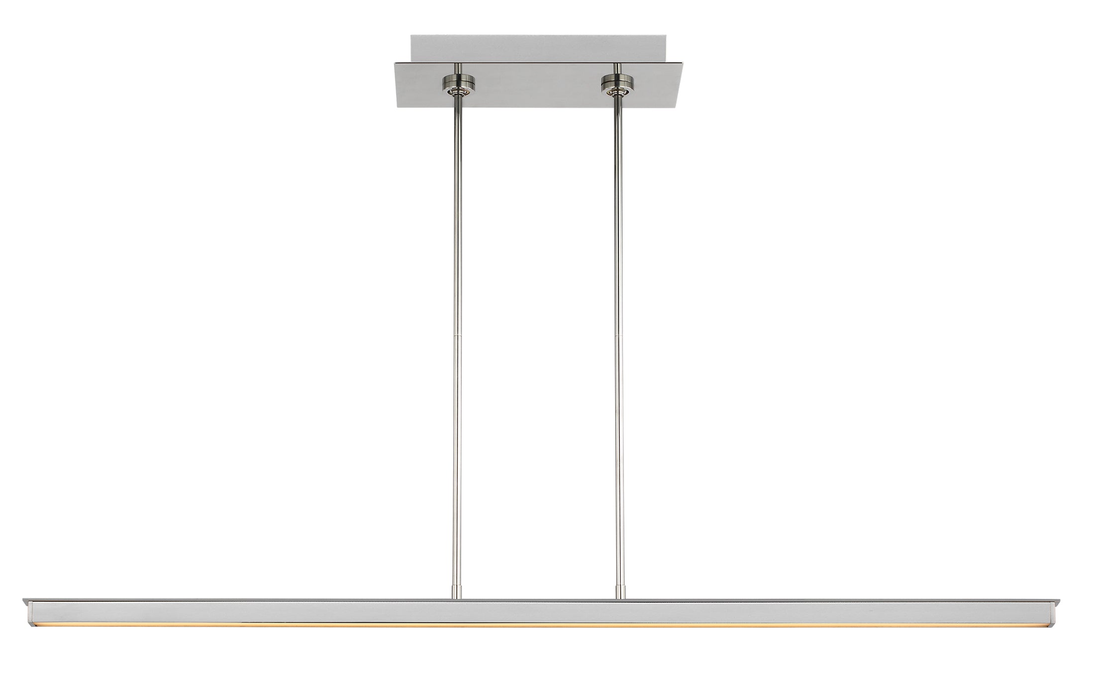 Visual Comfort Architectural 700LSSTG48PSS-LED927 Modern Mick De Giulio Stagger 1 Light 47.4 inch Polished Stainless Steel Linear Chandelier Ceiling Light