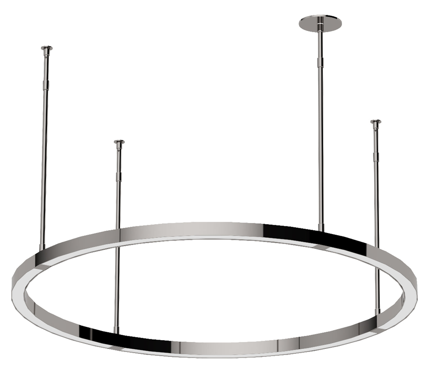 Visual Comfort Architectural MDCH53827PSS Mick De Giulio Stagger 30", 80W Polished Stainless Steel LED Chandelier 2700K Integrated LED