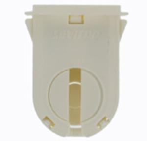 Leviton 13661-SNP Fluorescent Lampholder, T8/t12 (g13 Base) Medium Bi-pin, Medium Height, Snap-in (White)