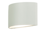 AFX Lighting CLTW060410L30D2WH Colton 4 Inch Tall LED Outdoor Wall Sconce In White With Frosted Glass Diffuser