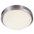 Trans Globe Lighting 13882 BN Bliss 3 Light Brushed Nickel Flush Mount Ceiling Light
