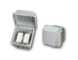 Infratech 14-4315 Flush Mount Dual Duplex Switches W/ Weatherproof Cover & Gang Box