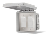 Infratech 14-4415 Dual Flush Mount On / Off Switch With Weatherproof Cover And Gang Box