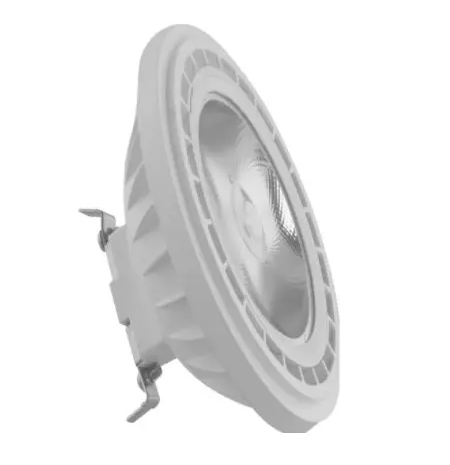 SATCO S12244 LED AR111 COB Spotlight Bulb, G53, Wattage 7W, Lumens 520 lm, Voltage 12V, Color Temperature 3000K, White