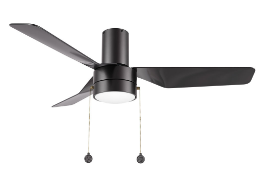 Carro USA CFP443N2-L11-B2-1-FM Formosa Contemporary Black LED 44" Home Ceiling Fan, Black Finish