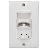 Intermatic IOS-DOV-DTD-WH Commercial Grade In-Wall 0-10 V Dimming Dual Tech Occupancy/Vacancy Sensor, White