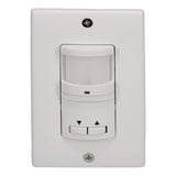 Intermatic IOS-DOV-D-WH Commercial Grade In-Wall 0-10 V Dimming PIR Occupancy/Vacancy Sensor, White