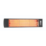 Eurofase EF40208B Dual Element 39 Inch 4000 Watt Electric Patio Heater - 208V - Black