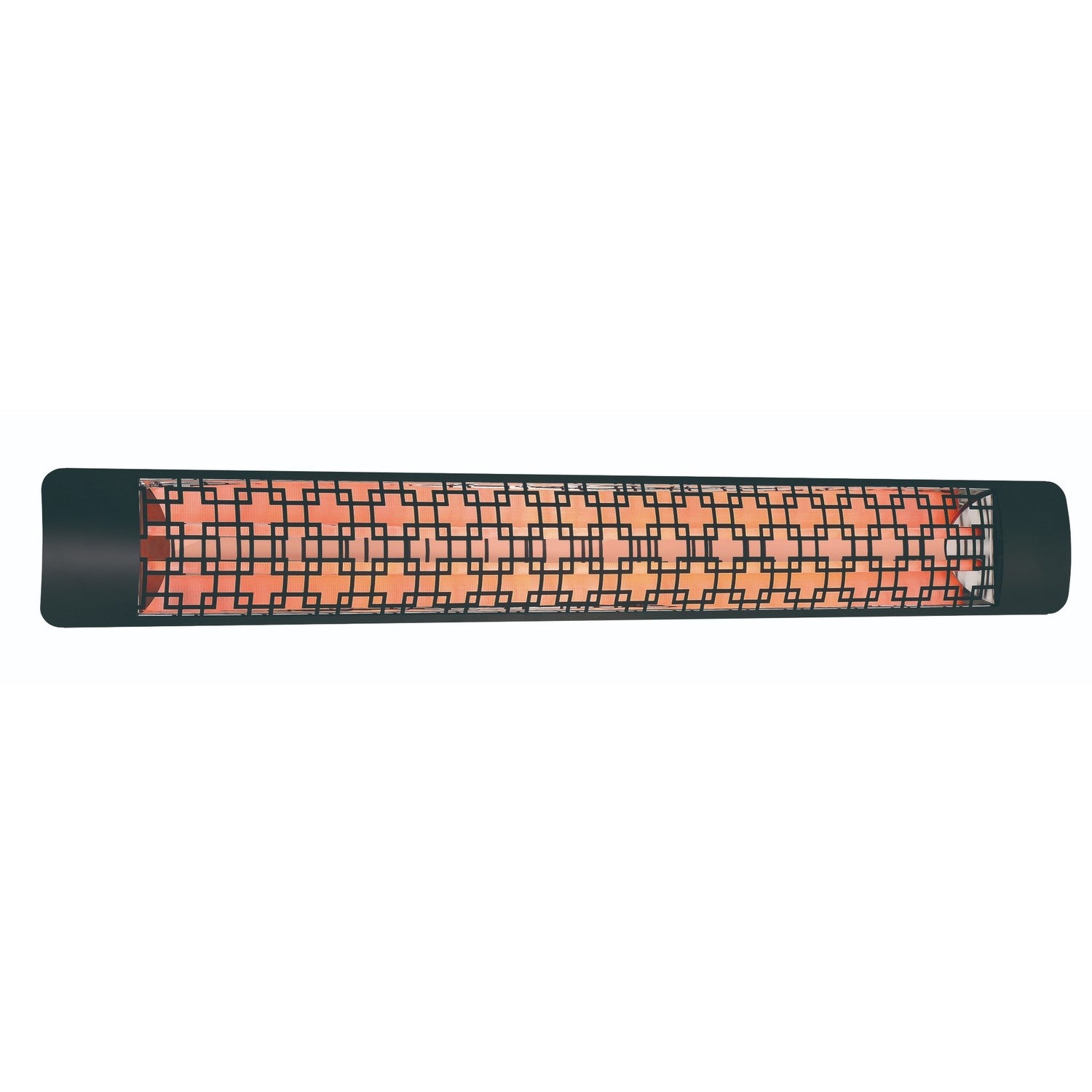 Eurofase EF60480B5 Dual Element 61 Inch 6000 Watt Electric Patio Heater With Brix Decor Plate - 408V - Black