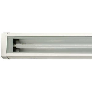 Dabmar Lighting DF9402-LB48-RGBW-W 4 ft. Powder Coated Cast Aluminium Sign Light, Voltage 120V-277V, Wattage 48W Multi-Color Temperature, White