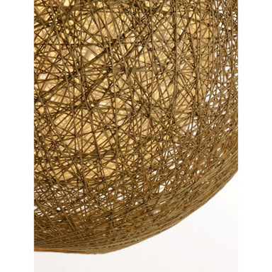 Maxim Lighting Bali Pendant Natural Woven String Shade Close-Up Detail