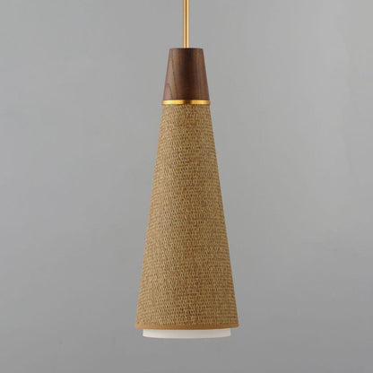 Maxim Lighting 14481GCNAB Sumatra 1 Light Natural Aged Brass Pendant Ceiling Light - Front View