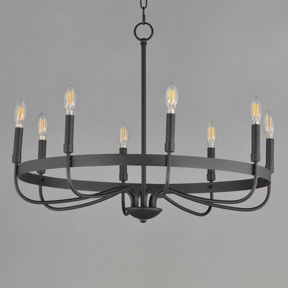 Maxim Lighting 14498HR Frankie 8 Light 29 Inch Heritage Brass Chandelier Ceiling Light - Angle View