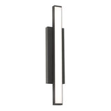 AFX Lighting GLEW0524L30UDBK-BB 24-in 29W Gale Outdoor Sconce with bettary backup, 1663 lm, 120V-277V, 3000K, Black