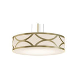 AFX Lighting  LAKP24MBGD 24-in 25W Lake Pendant Light, 3-Light, E26, 120V, Gold