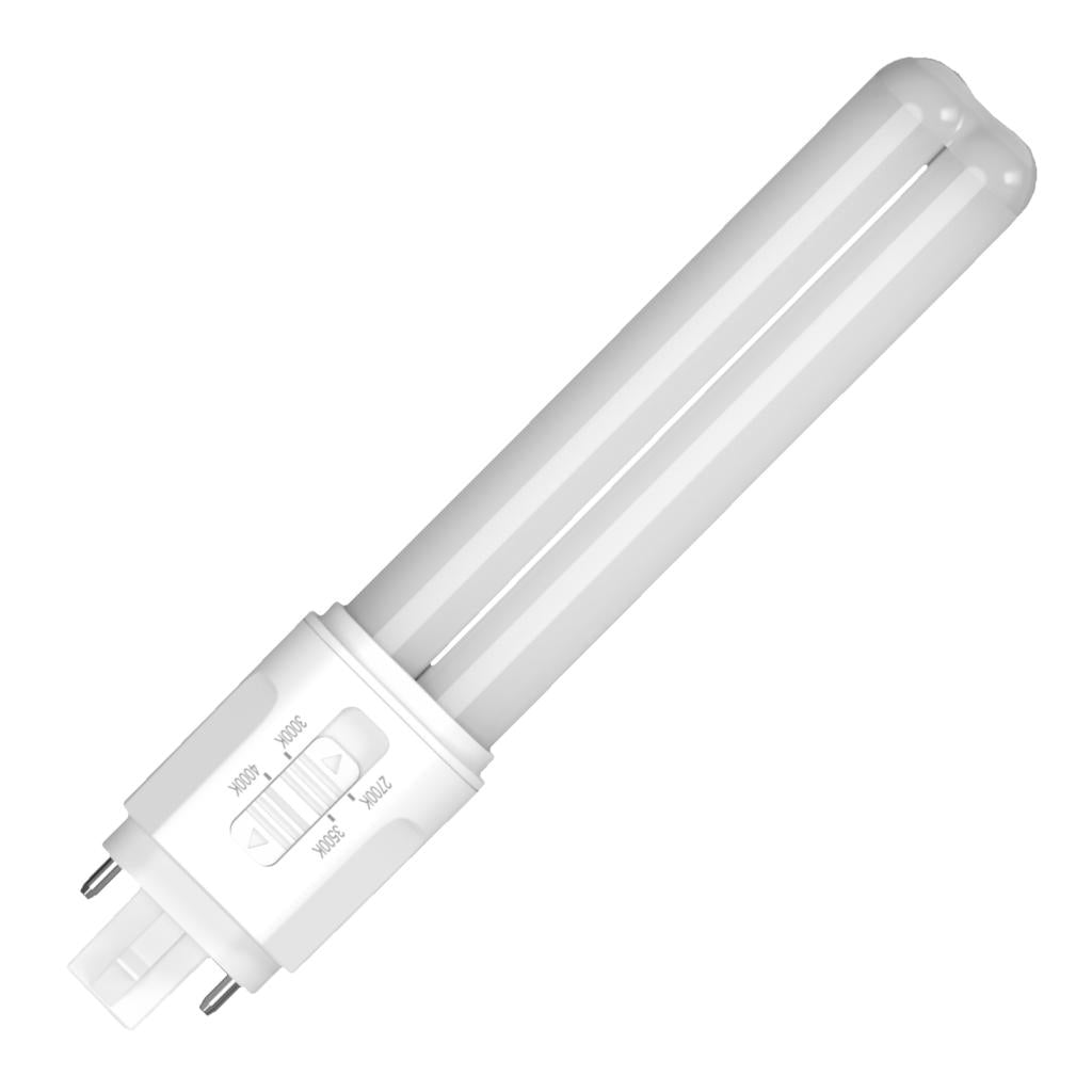 Eiko L9WPLC/AB/8FCCT/U/G24D/O 9W 1185lm PLC Type A+B Plastic 80CRI 2700/3000/3500/4000K 120-277V Omni G24d