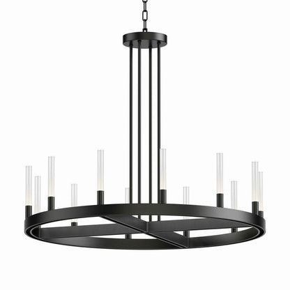 Maxim Lighting 16164CRGLD Ovation 12 Light 31.5 inch Brushed Gold Chandelier - Full Front View