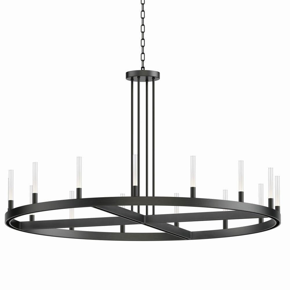 Maxim Lighting 16168CRGLD Ovation 15 Light 47 Inch Gold Chandelier Ceiling Light