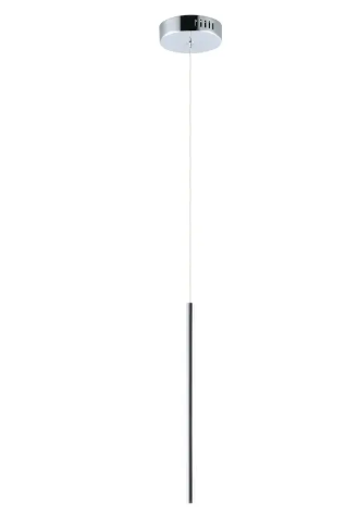 ET2 Contemporary Lighting E10002-PC Flute 24" LED Pendant, Color Temperature 3000K, 70 Lumens, Voltage 120V, Polished Chrome Finish