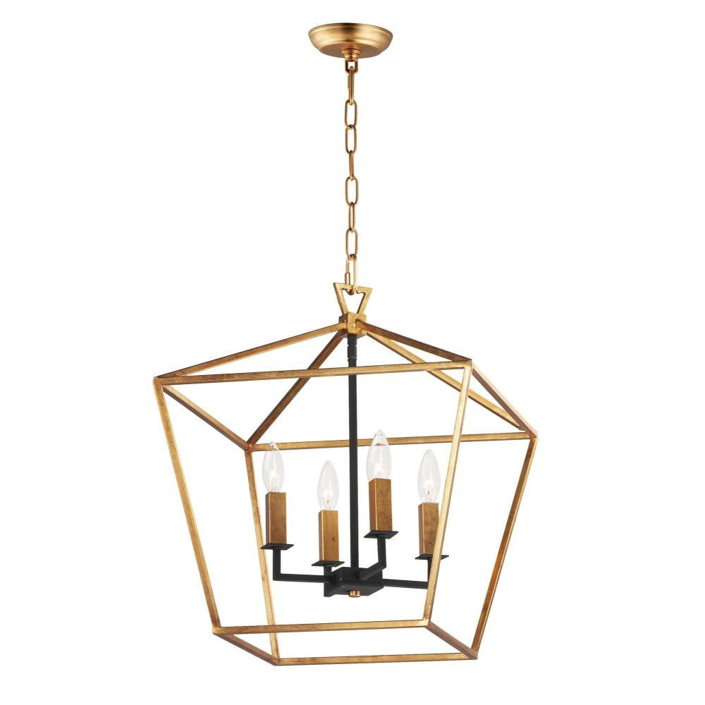 Maxim Lighting 25156TXBPN Abode 4 Light Chandelier Full View