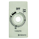 Intermatic 148FD5054 Plate For 15 Min W/ Hold, White (FD15MHW)