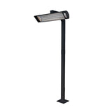 Eurofase EF3908PMB 39 Inch 8ft Pole Mount With Single Crossbar - Black