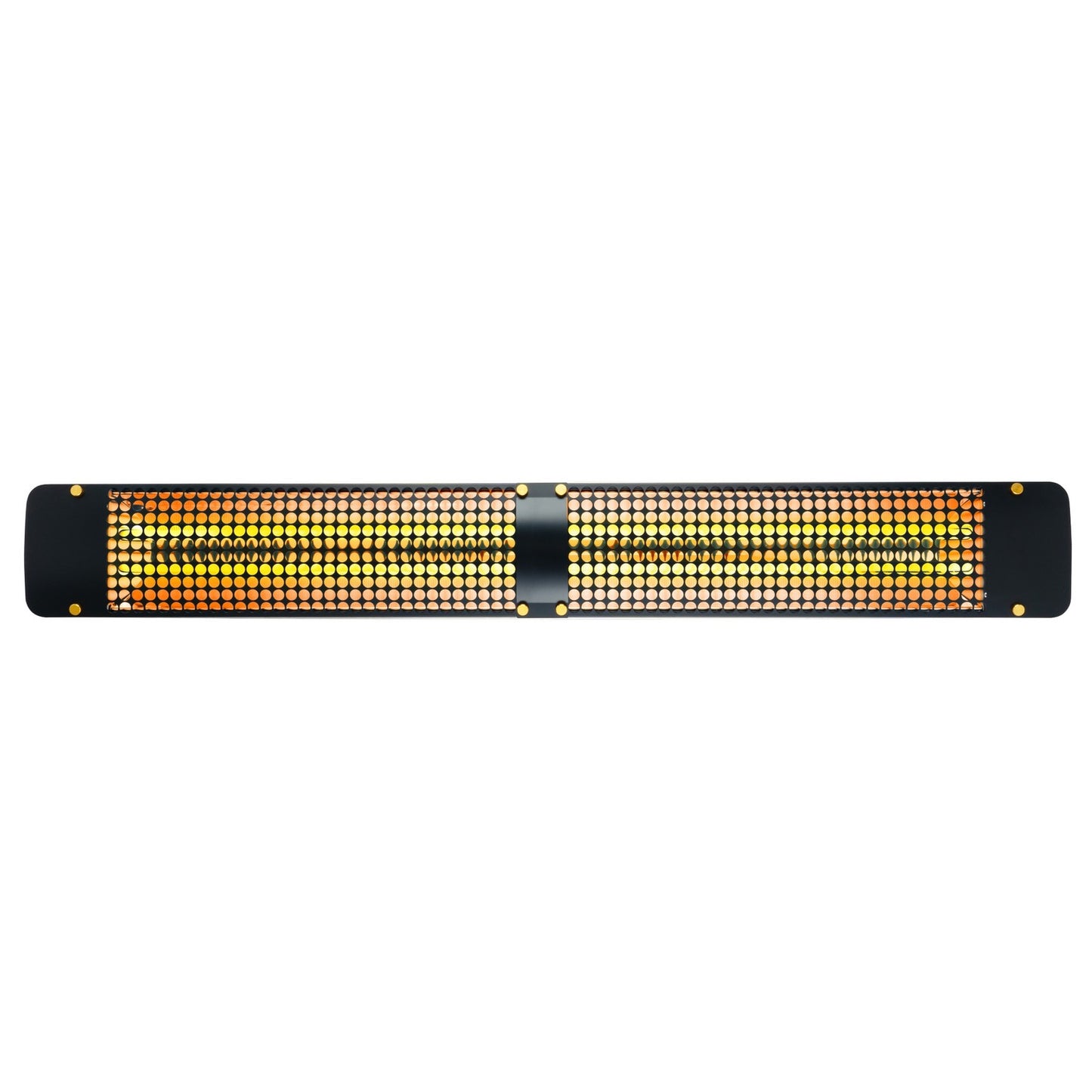 Eurofase EF60480B7 Dual Element 61 Inch 6000 Watt Electric Patio Heater With Admiral Decor Plate - 408V - Black