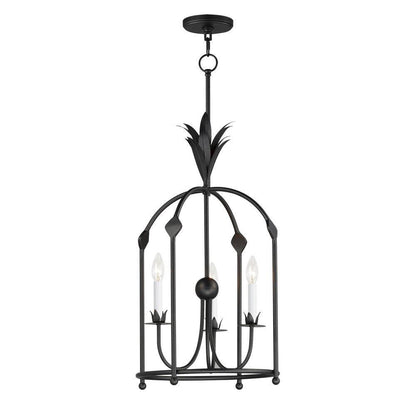 Maxim Lighting 2884AR Paloma 3 Light 15 Inch Anthracite Foyer Chandelier