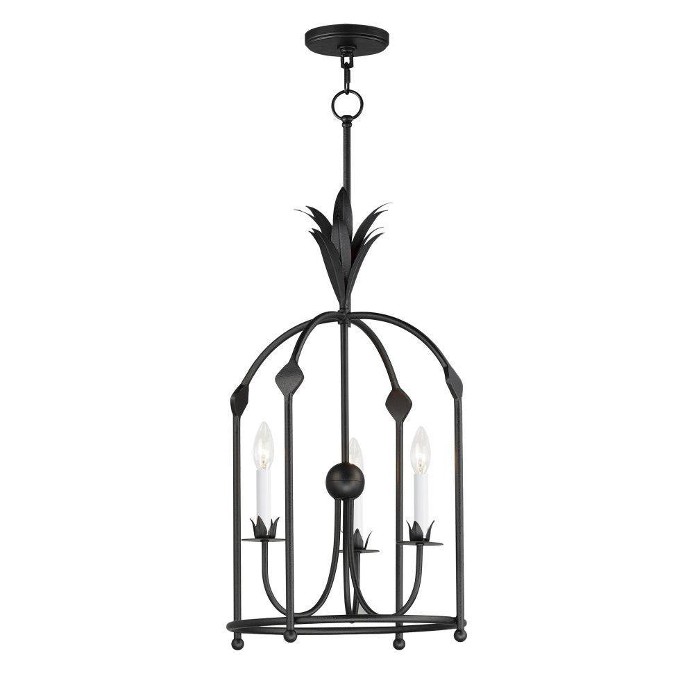 Maxim Lighting 2884GL Paloma 3 Light Foyer Chandelier - Full View with Chain