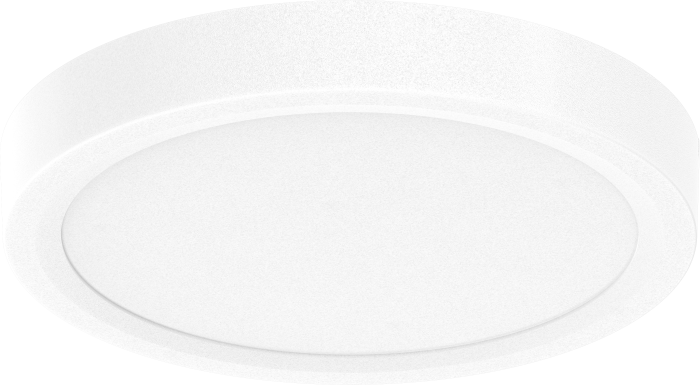 Lighting Spot 26 LS-SM-7R-12W 5CCT-WH 7'' LED Slim Panel Light, Wattage 12W, Multi-Color Temperature, White Finish