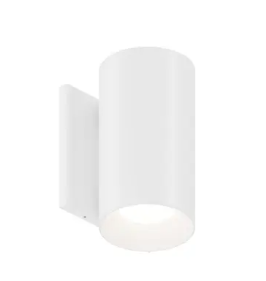 DMF Lighting HCW6B30WH H-Series 3.5" LED Wall Mount Cylinder, Selectable Wattage 5W, 9W, 12W, Color Temperature 3000K, Voltage 120V, White