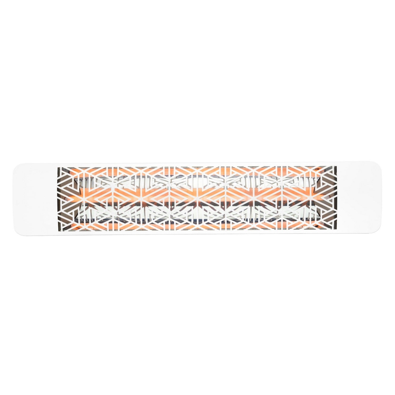 Eurofase EF20240W3 Single Element 39 Inch 2000 Watt Electric Patio Heater Having Mason Decor Plate - White