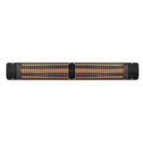 Eurofase EF30208B7 Single Element 61 Inch 3000 Watt Electric Patio Heater With Admiral Decor Plate - 208V - Black