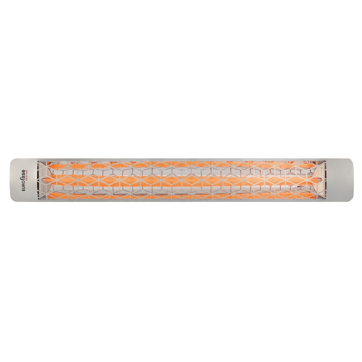 Eurofase EF30208S6 Single Element 61 Inch 3000 Watt Electric Patio Heater With Stella Decor Plate - 208V - Stainless Steel