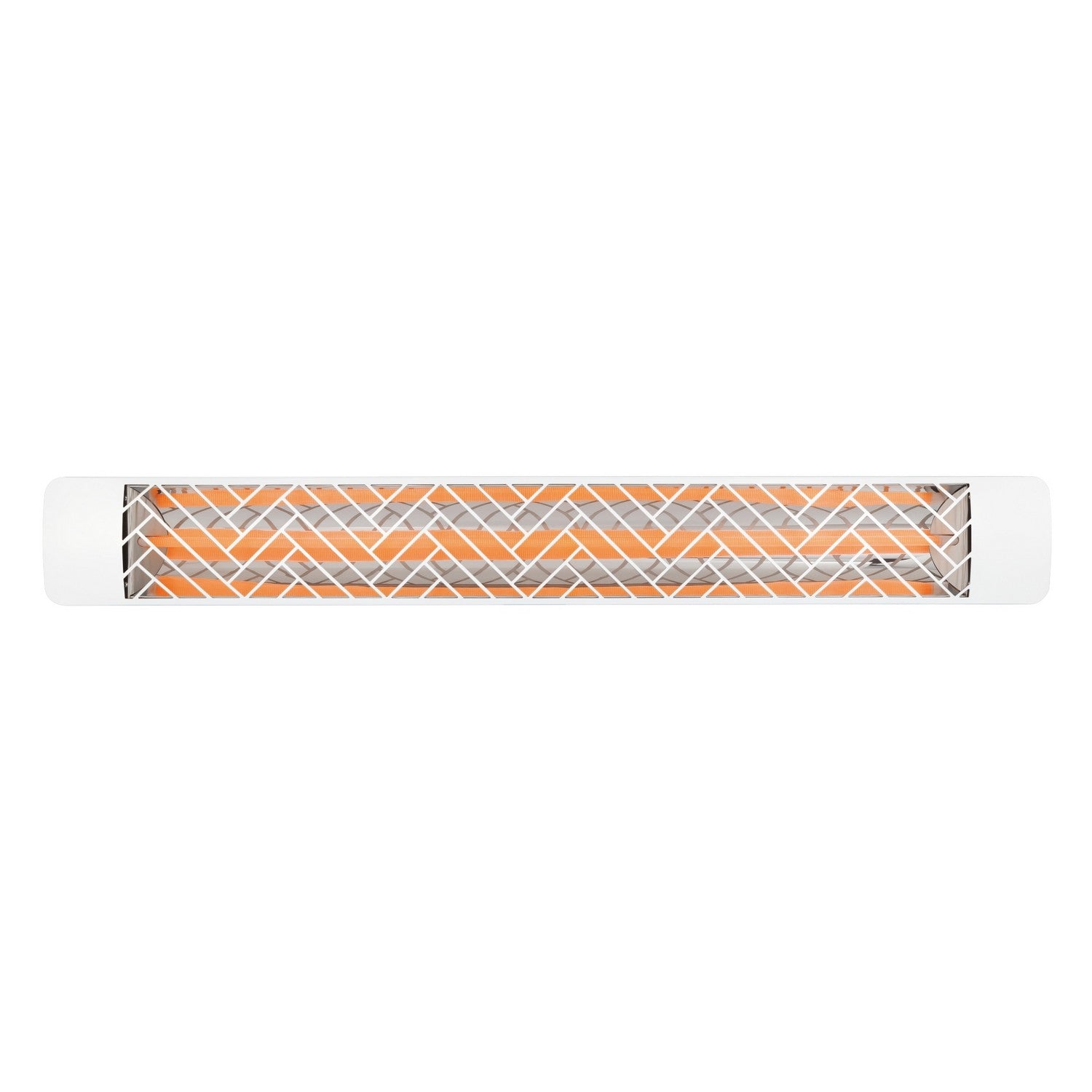 Eurofase EF30208W1 Single Element 61 Inch 3000 Watt Electric Patio Heater With Chevron Decor Plate - 208V - White