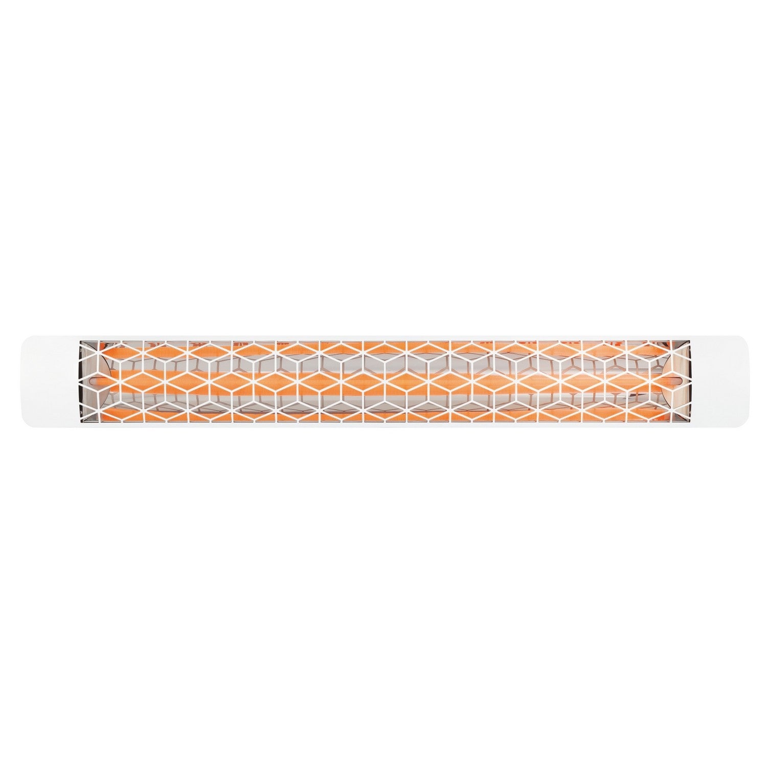 Eurofase EF30240W6 Single Element 61 Inch 3000 Watt Electric Patio Heater With Stella Decor Plate - 240V - White