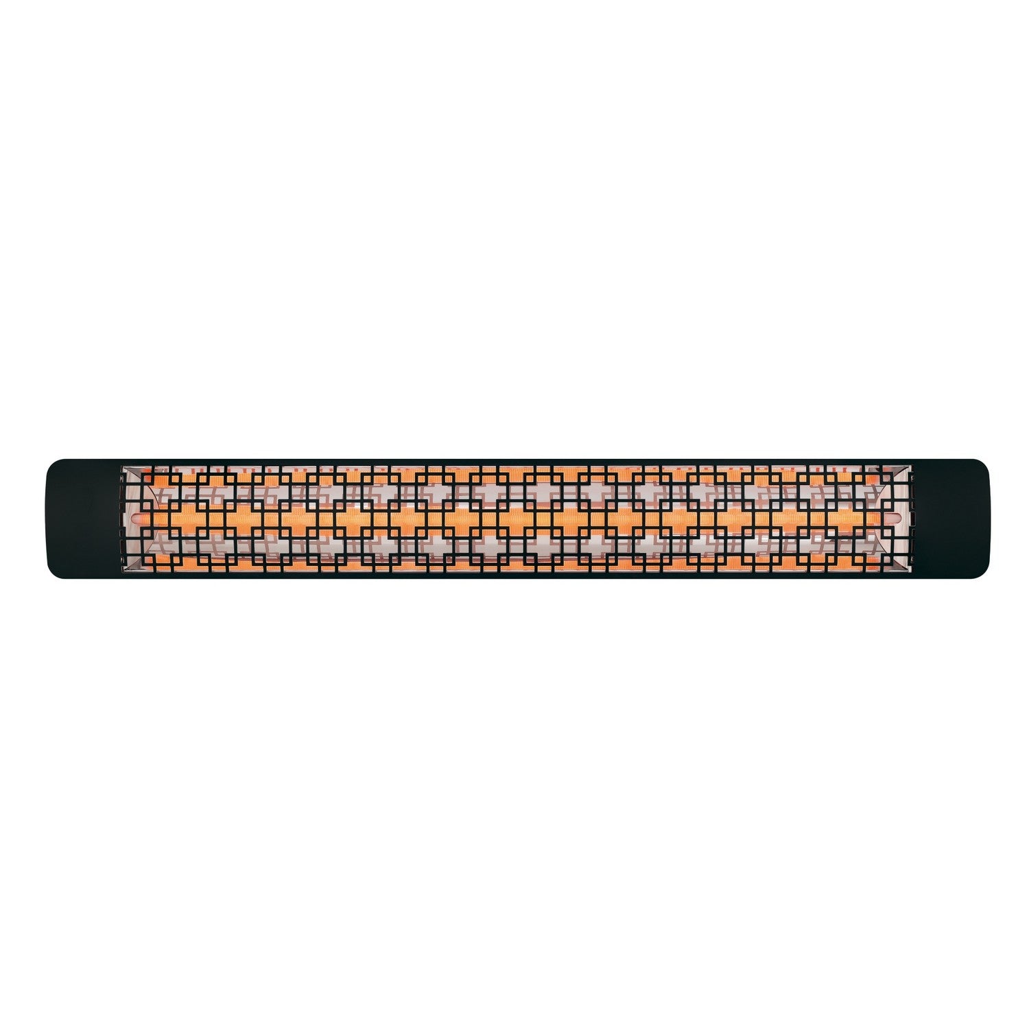 Eurofase EF30277B5 Single Element 61 Inch 3000 Watt Electric Patio Heater With Brix Decor Plate - 277V - Black