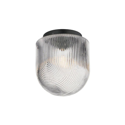 Maxim Lighting 15120CRBK Chateau 1 Light 9 inch Black Flush Mount Ceiling Light - White Background