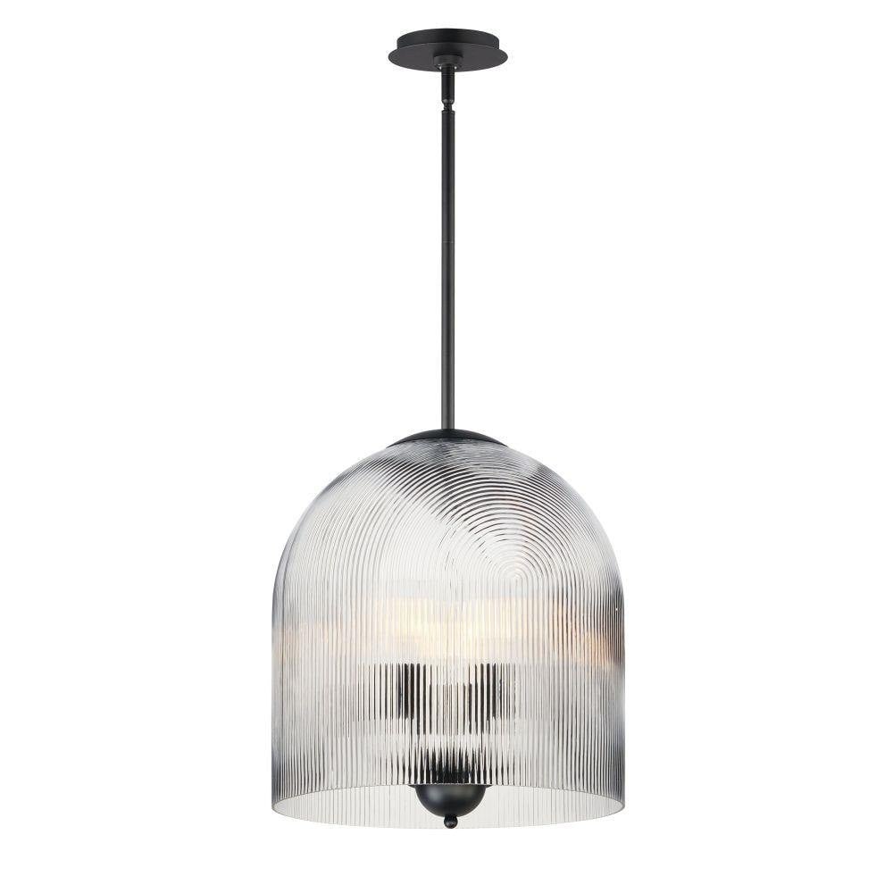 Maxim Lighting 15123CRBK Dune 4 Light 15.75 Inch Black Pendant Ceiling Light - Full View