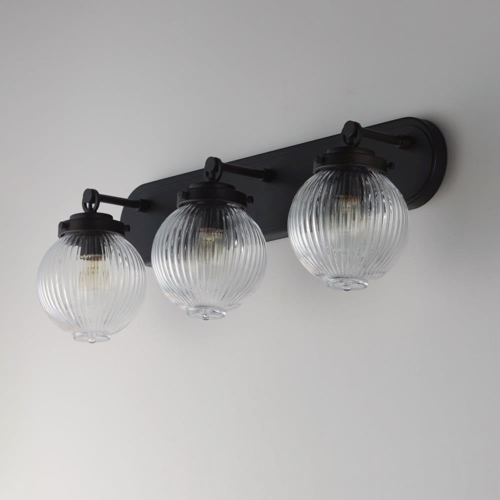 Maxim Lighting 15193CROI Kasbah 3 Light Oil Rubbed Bronze Bath Vanity Wall Light Angle View
